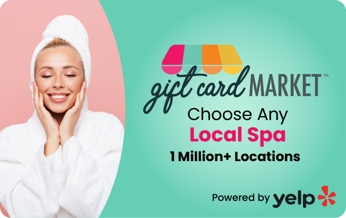 Gift Card Market Spa Card 