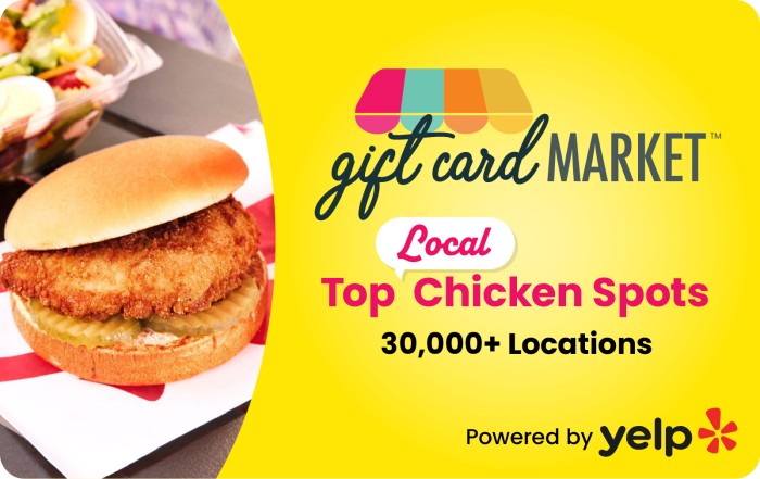 Gift Card Market Chicken Card 