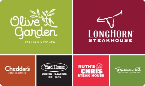 Darden Multi-Brand Physical Gift Card