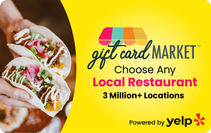 Gift Card Market Restaurant Card 