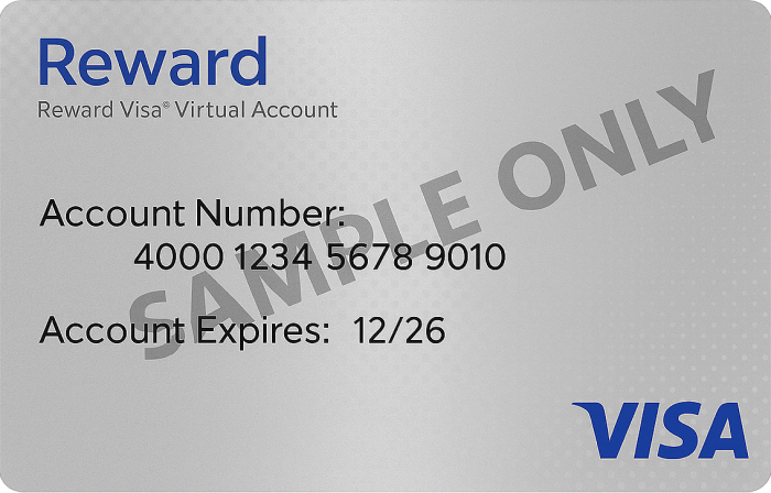 Visa® Reward Card, 6-Month Expiration [ITNL]
