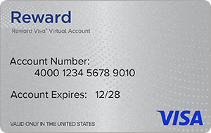 Visa® Reward Virtual Account, 12-Month Expiration