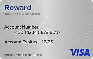 Visa® Reward Virtual Account, 12-Month Fee Down (ATF Restricted)