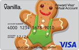 Gingerbread Visa® Reward Virtual Account (6-Month Expiration)