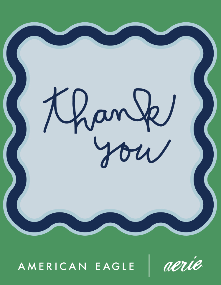 Evergreen Cobranded Thank You Greeting