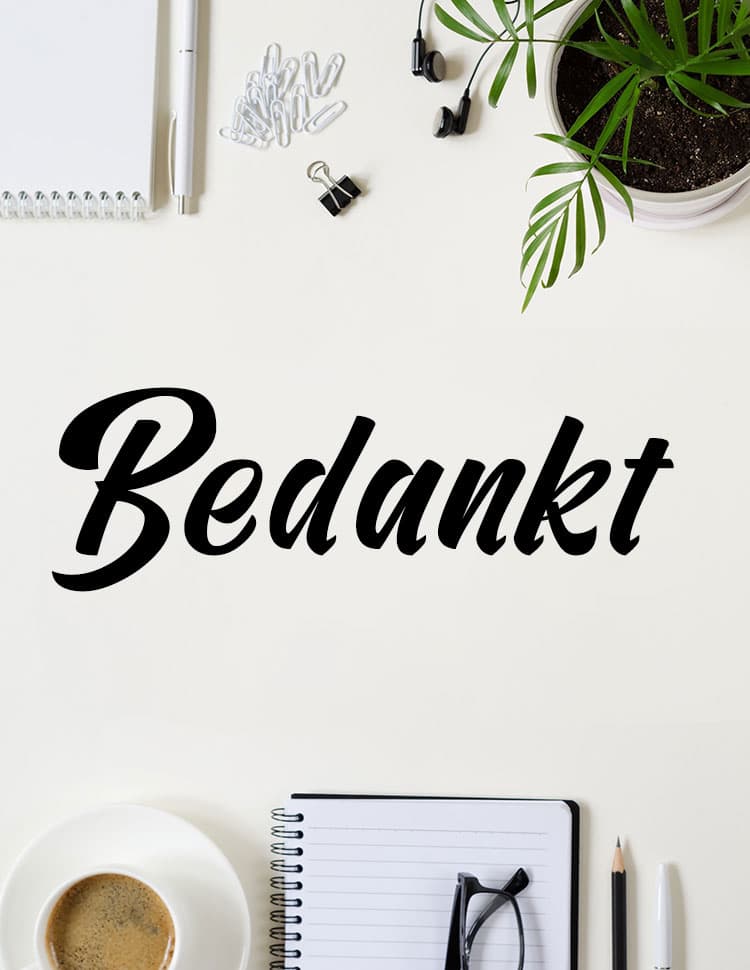 Bedankt 2