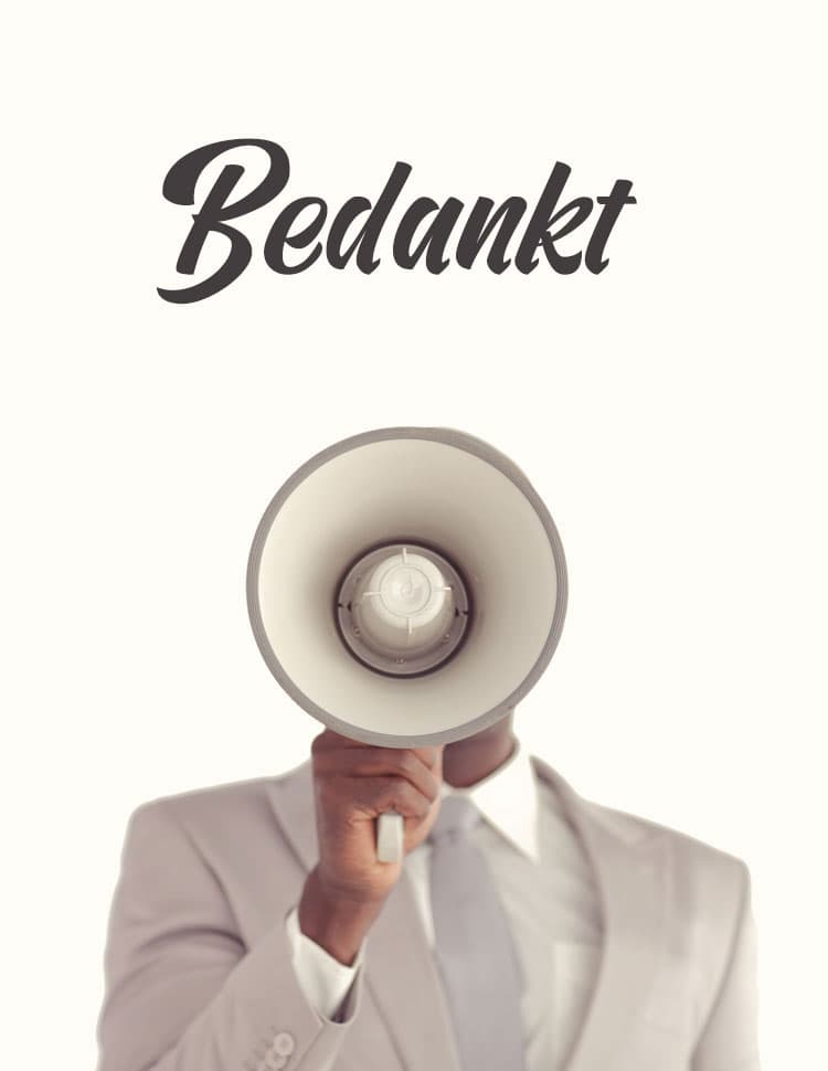 Bedankt 3